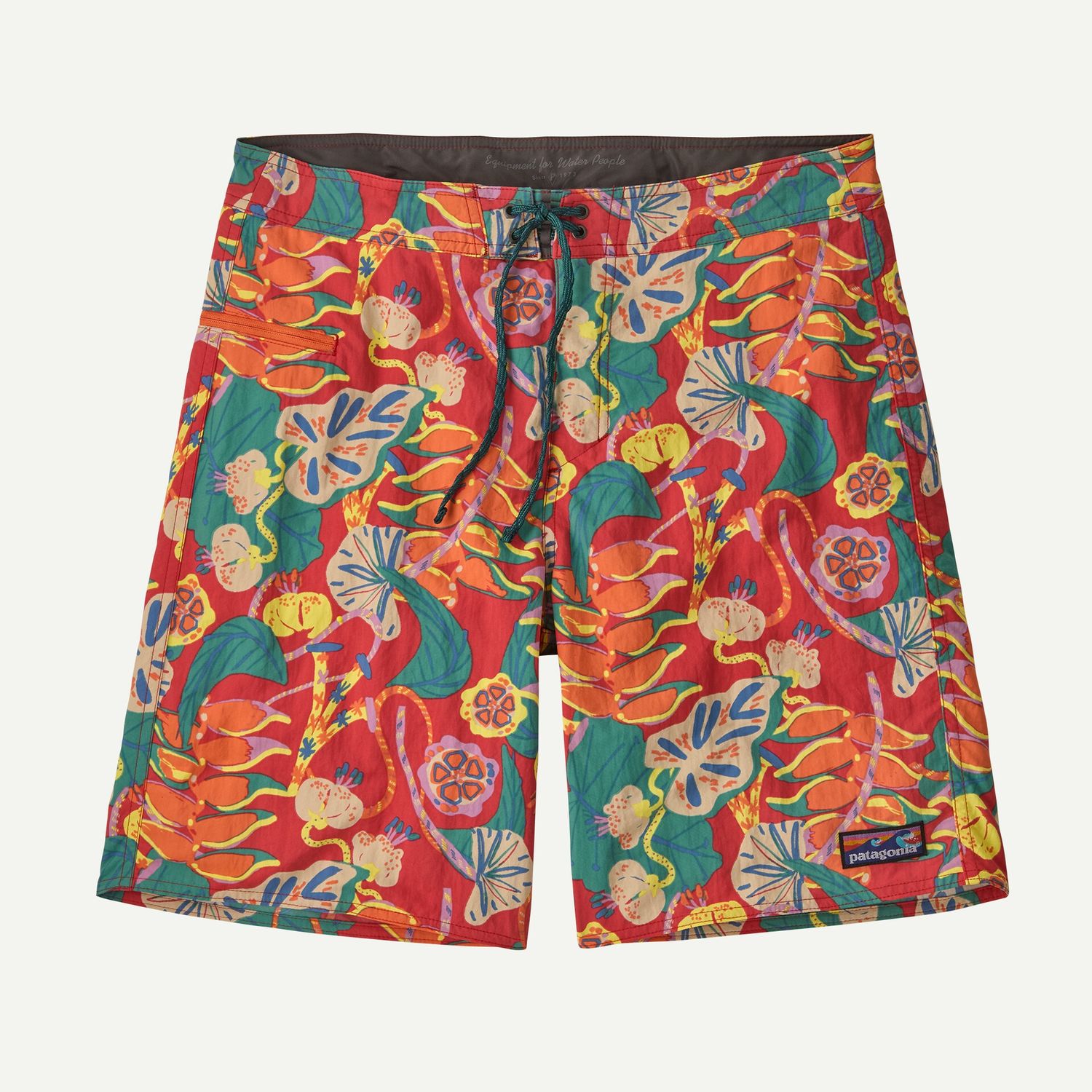 Men's Wavefarer® Boardshorts - 19", Colour: Tropiclimb: Hot Ember, Size: 32