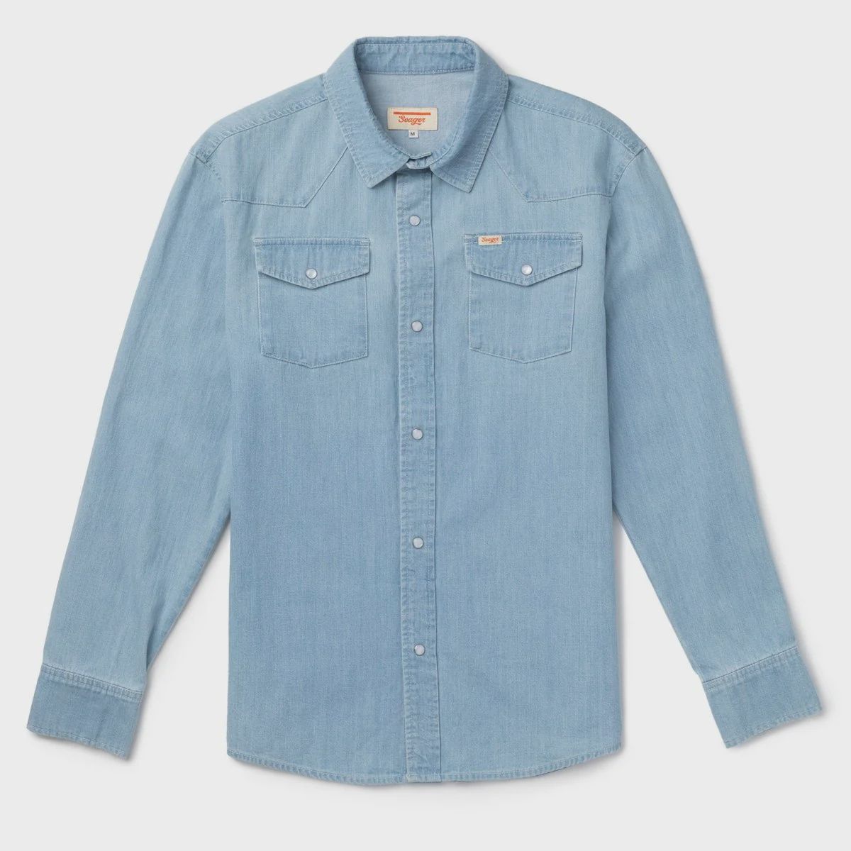 Reagan Peal Snap, Colour: light wash indigo, Size: M