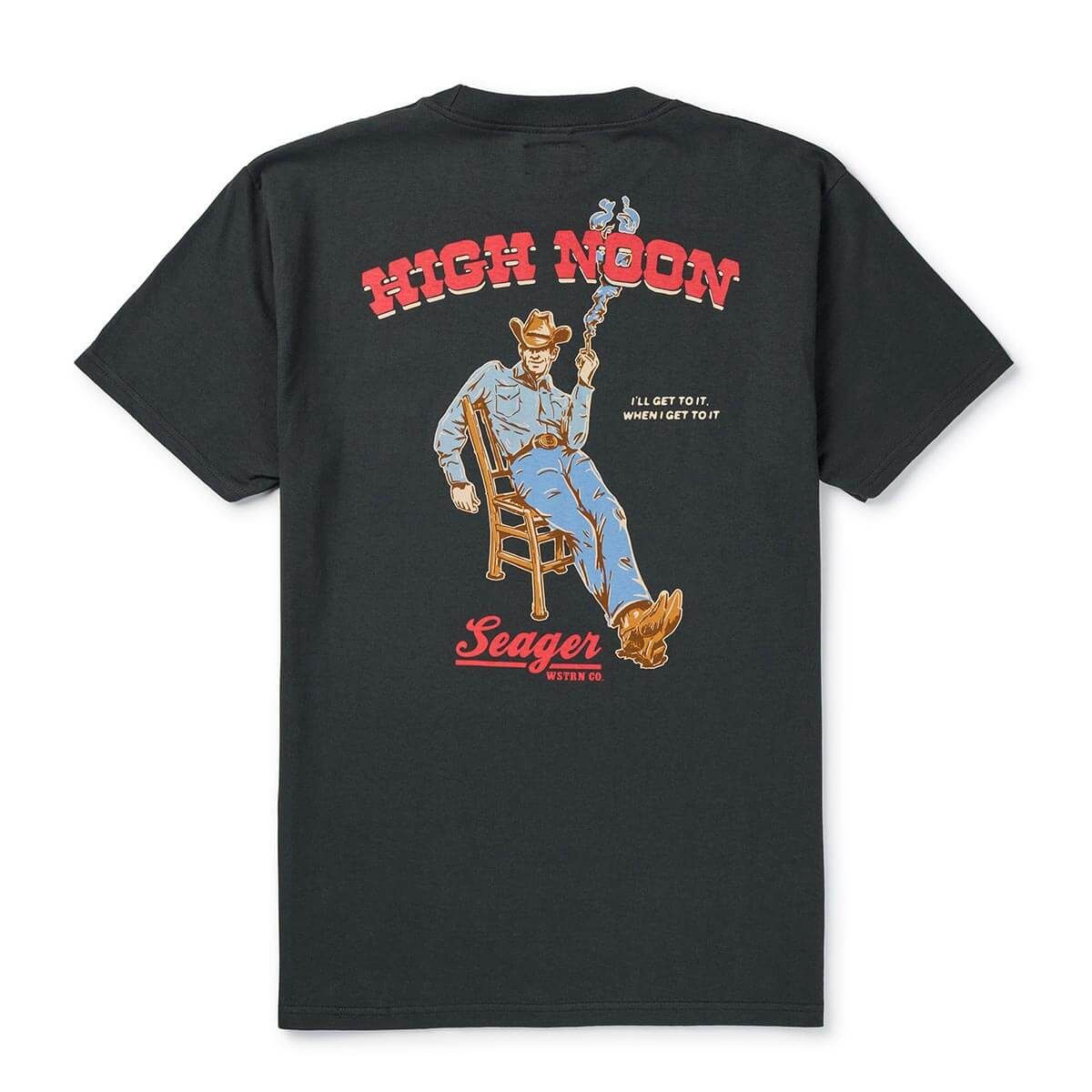 High noon Tee, Colour: vintage black, Size: M