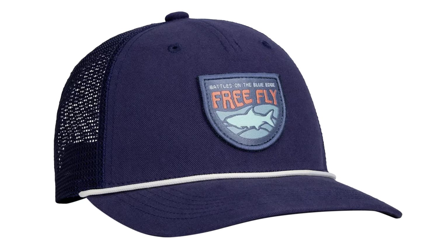 Blue Edge Trucker Hat, Colour: Deep navy