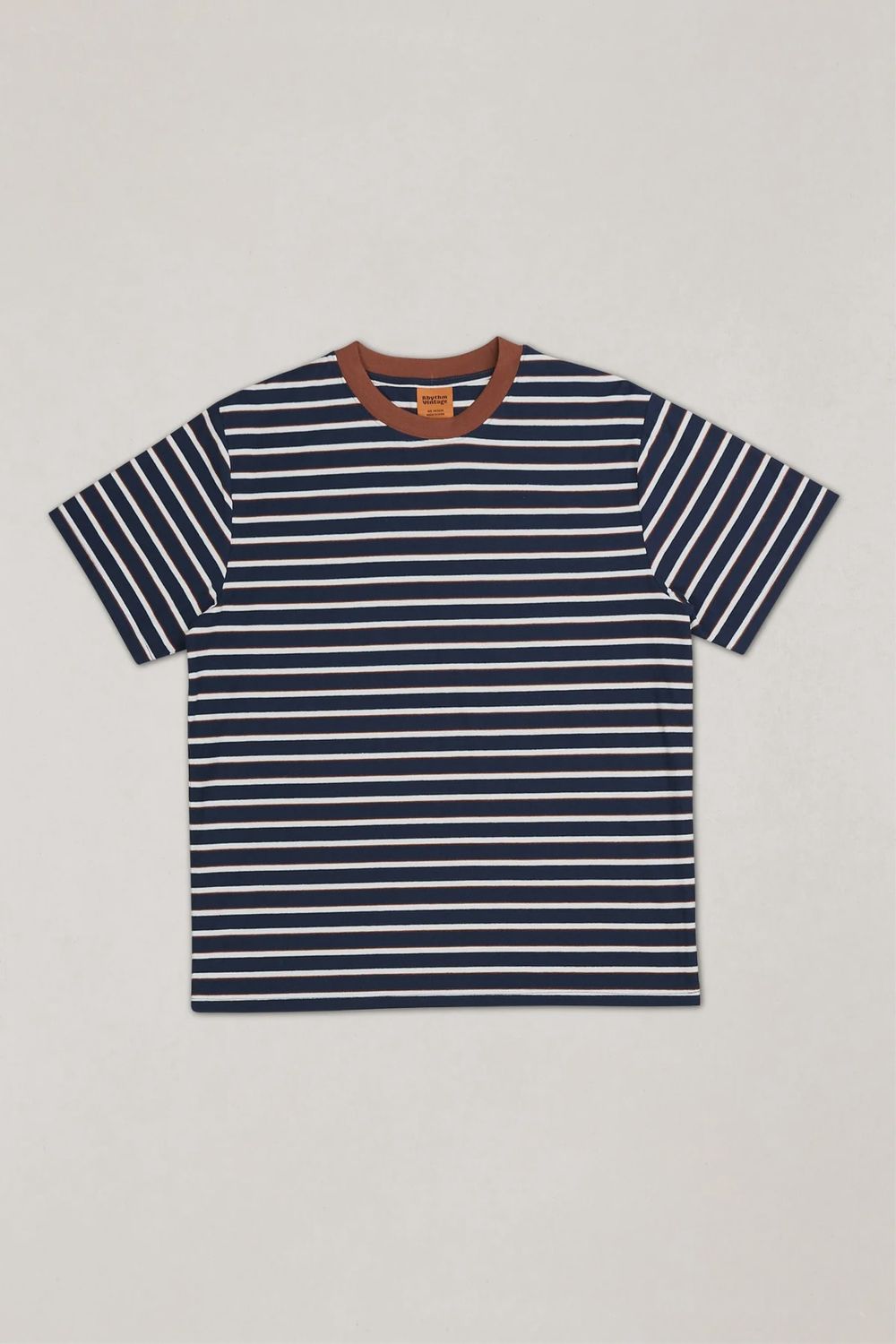 Vintage Stripe SS T-shirt, Colour: NAV, Size: m