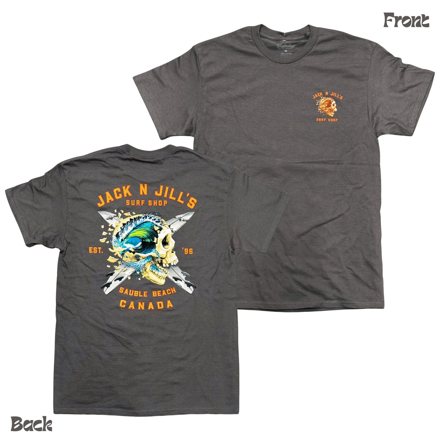 JNJ bone breaker tee, Colour: charcoal, Size: S
