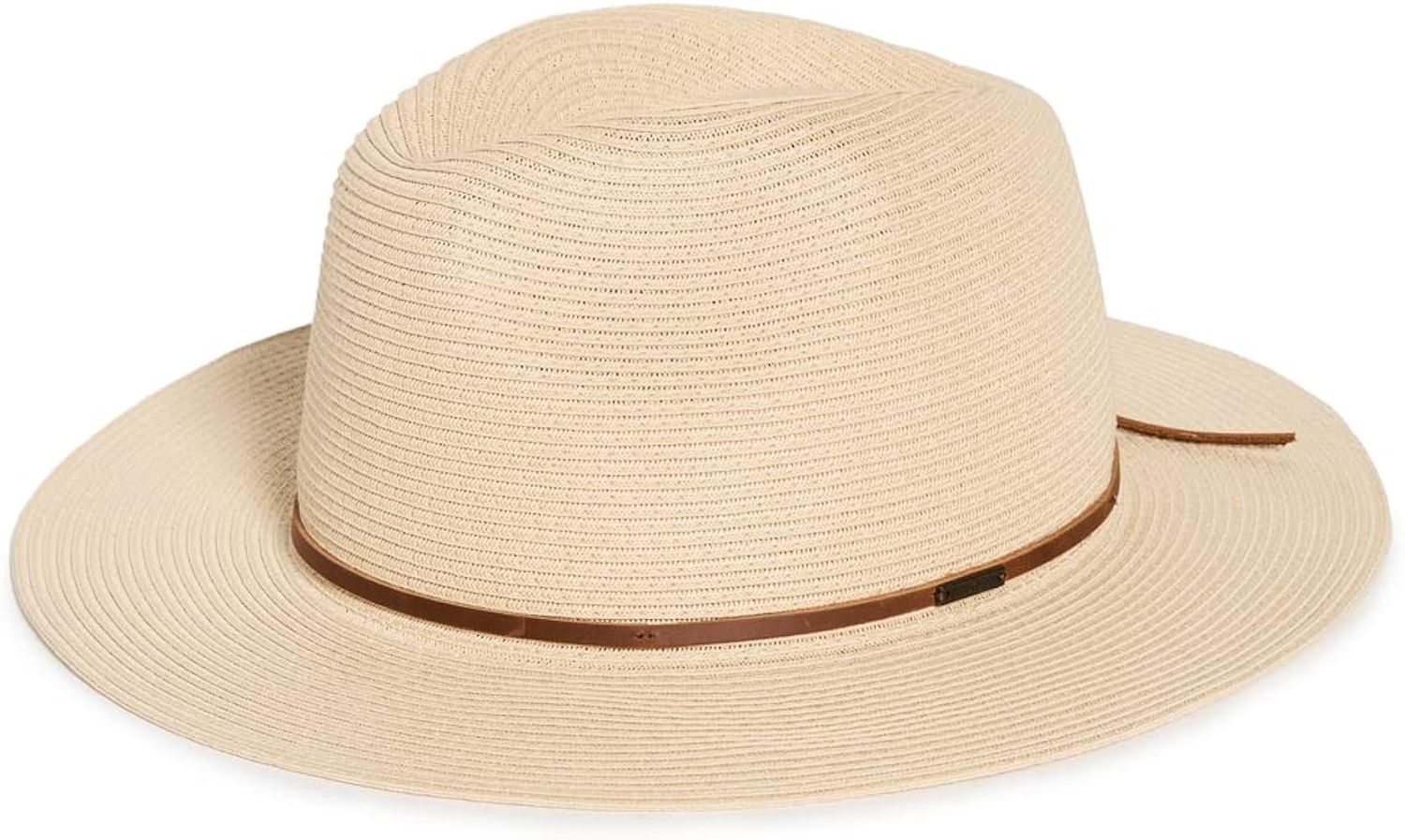 Wesley Straw Packable Fedora, Size: M