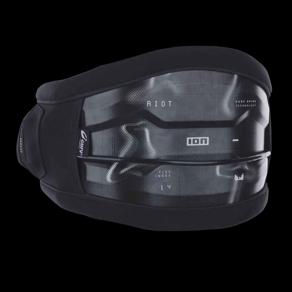 Riot Curv 2026 waist harness, Colour: black, Size: M