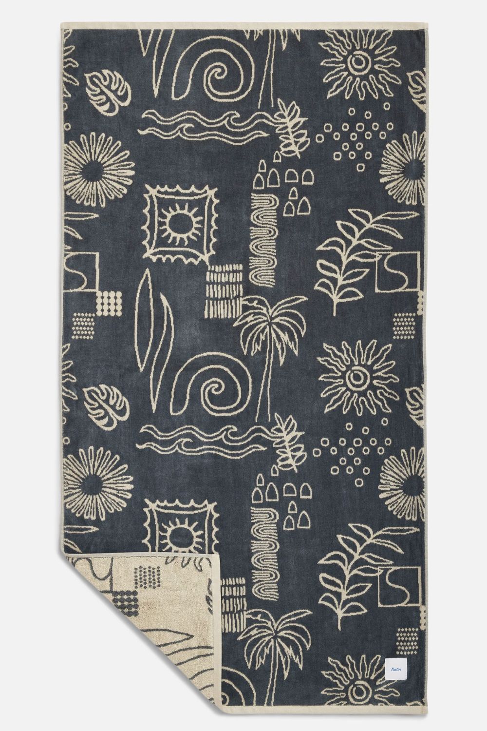 Habitat Towel, Colour: Tempest Blue