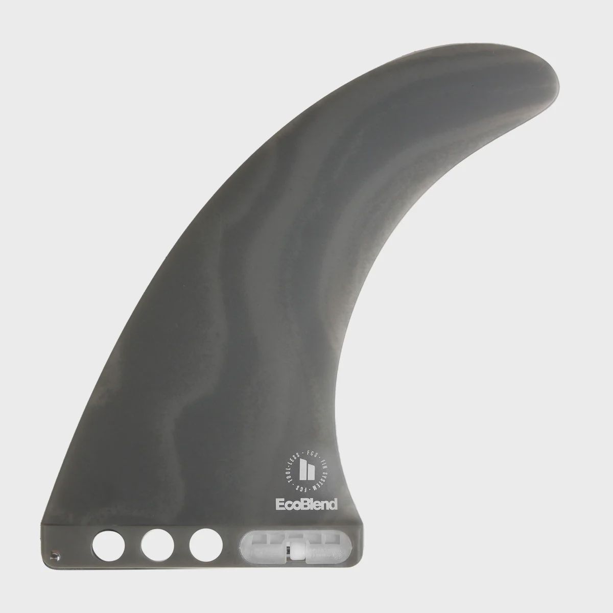 FCS II connect neo Eco longboard fin, Colour: smoke, Size: 8"