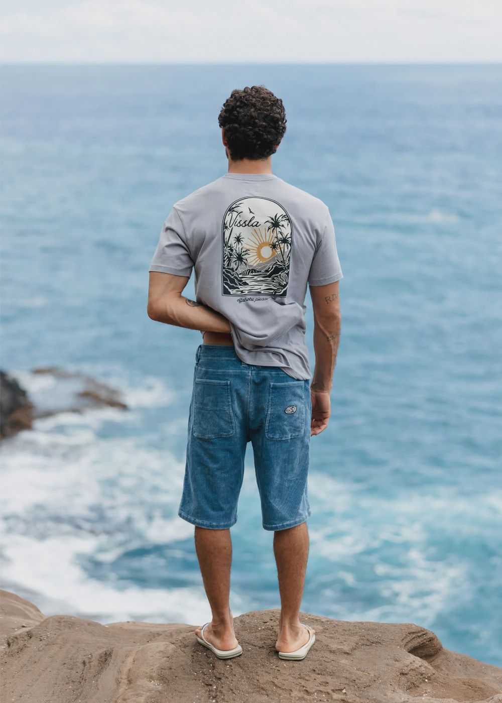 Sunset Shadows Cosmic Wash ss Tee, Colour: DSK, Size: M