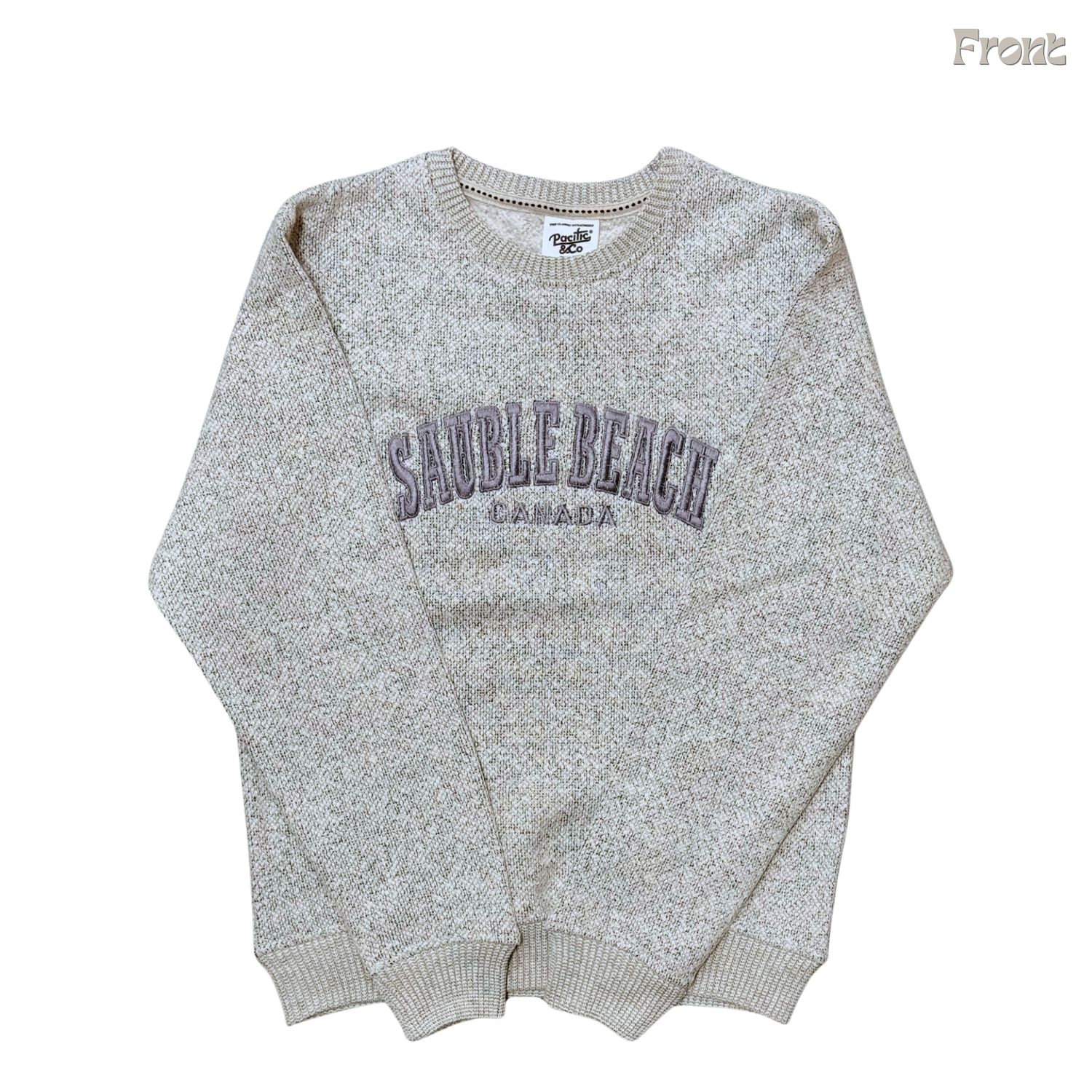 SB emb arch pique nantucket crew, Colour: oatmeal, Size: S