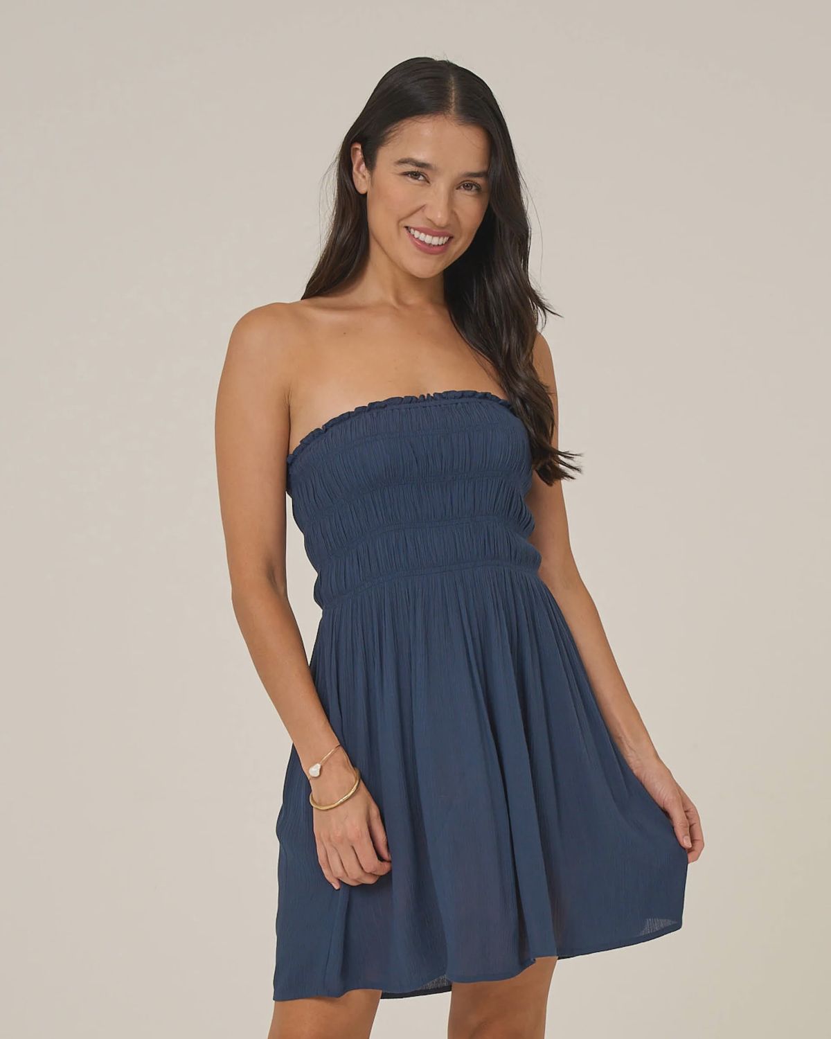 Sundial Coverup, Colour: Navy, Size: xs