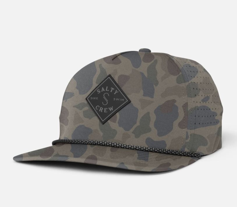 Long Range Snapback Hat, Colour: Sand Camo