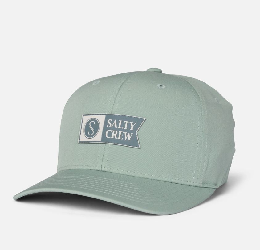 Apex Flexfit 6 Panel Hat, Colour: Jade, Size: S/M