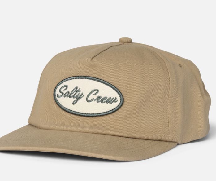 Shop Script Snapback Hat, Colour: Natural
