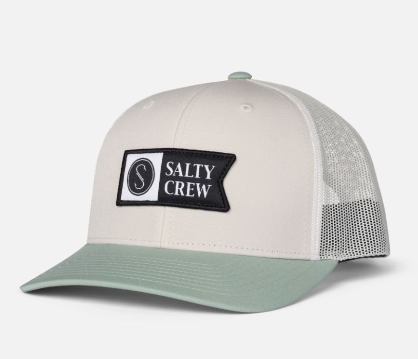 Pinnacle 2 Retro Trucker Hat, Colour: Birch Jade