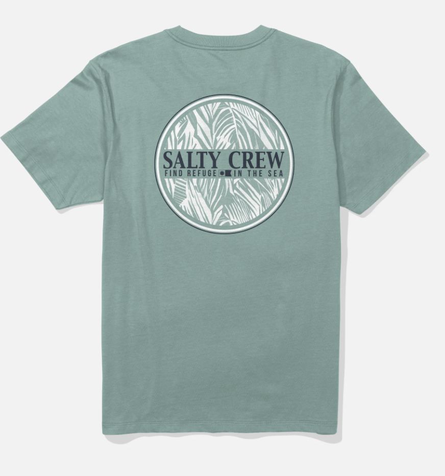 Split Fill SS Tee, Colour: Mackerel, Size: M