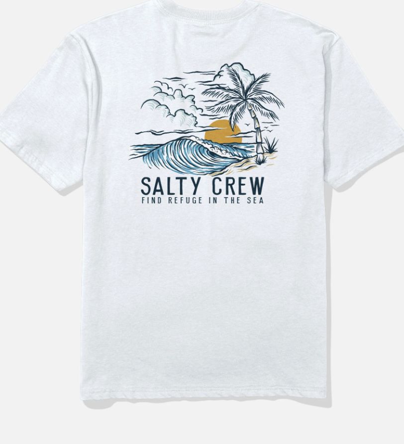 Day Off Classic SS Tee, Colour: White, Size: M