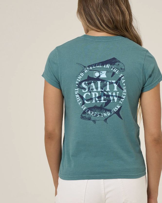Overlay Modern Tee, Colour: Teal, Size: S