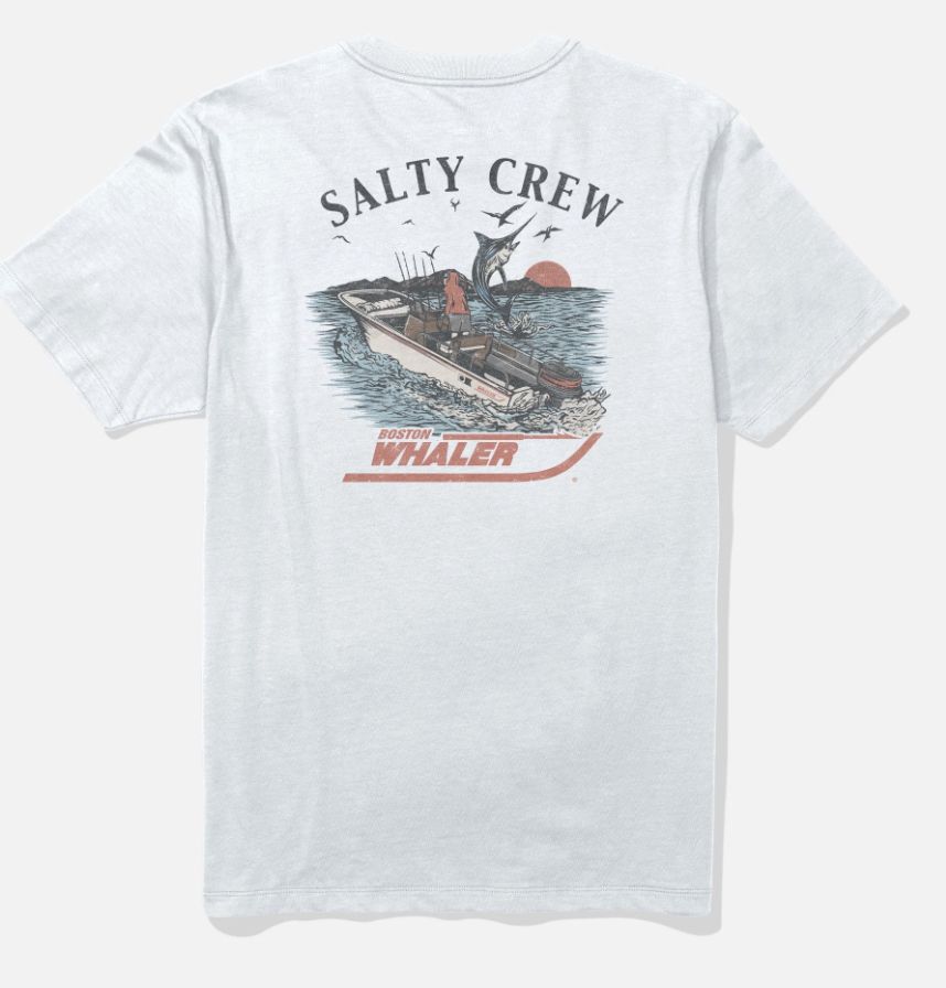 Whaler Chase SS Tee, Colour: White, Size: M