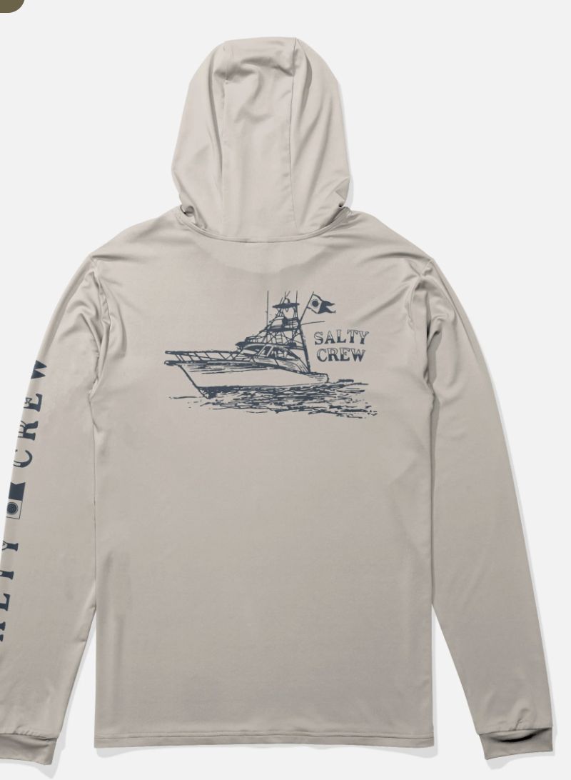 On Board Hood Sunshirt, Colour: Nat, Size: M