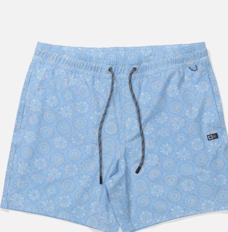 Crew Volley Boardshorts, Colour: Coast Blue, Size: S