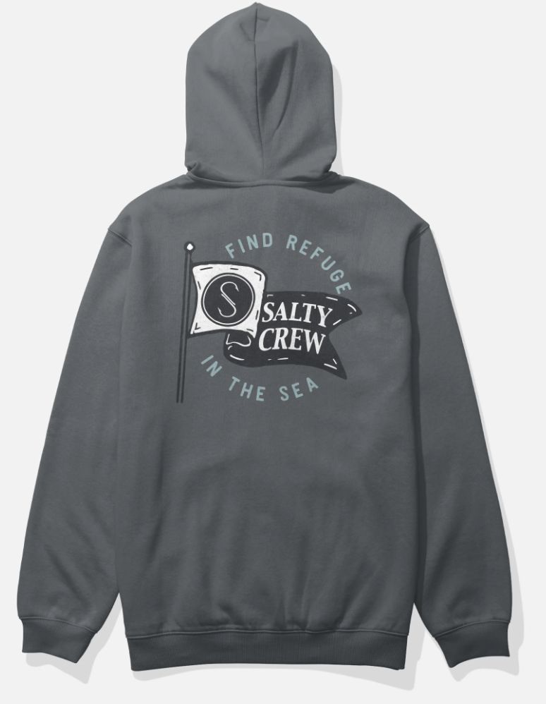 Wavey Zip Fleece, Colour: Charcoal, Size: M