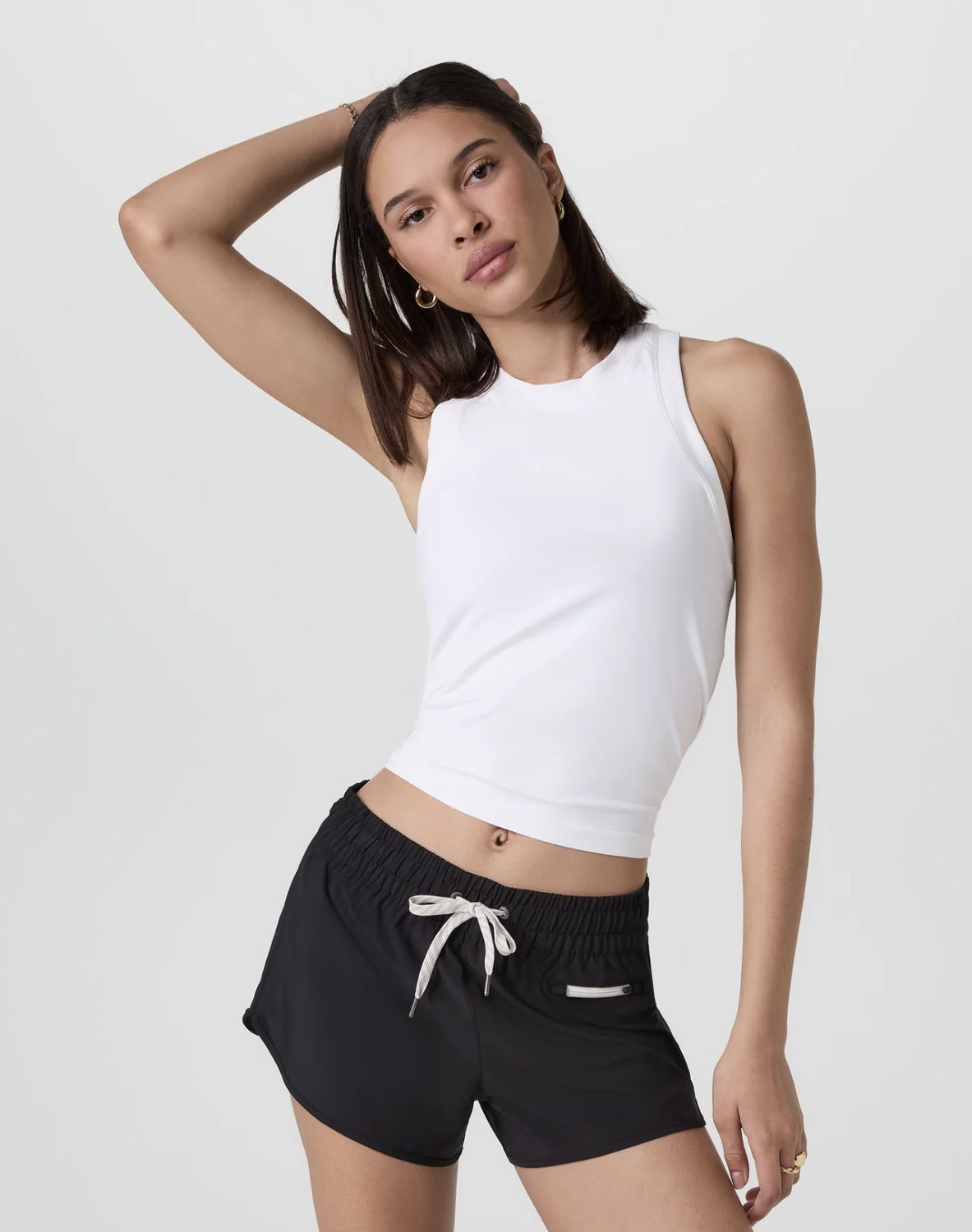 Surge Seamless Tank, Colour: White, Size: S