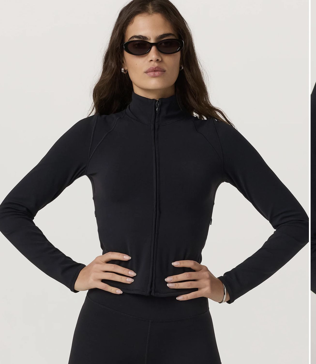 AllTheFeels Full Zip, Colour: Blk, Size: S