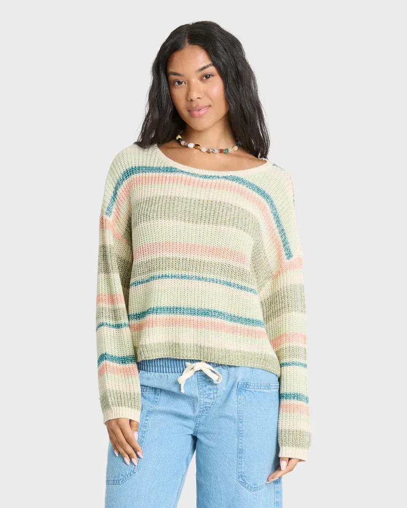 Lit Light Sweater, Colour: Smoke Green, Size: S