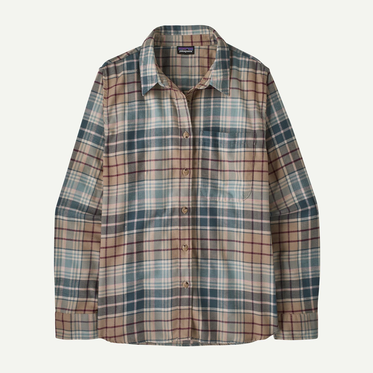 W's LW Fjord flannel Shirt, Colour: DSPA, Size: s