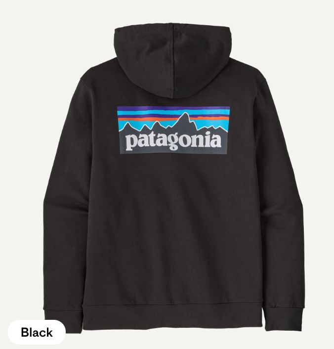 M's P-6 Logo Daily Full-zip Hoody, Colour: BLK, Size: M