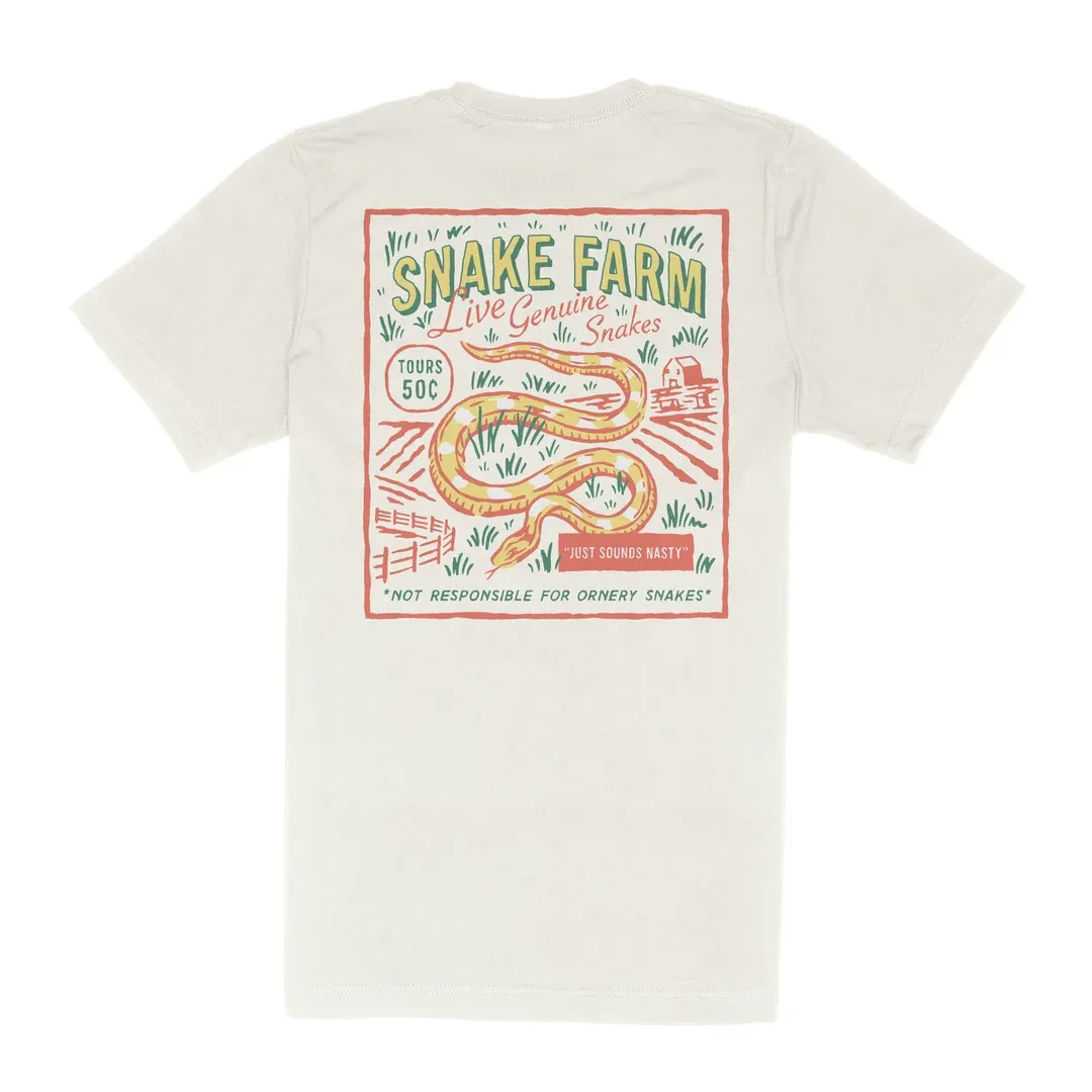 Snake Farm T-shirt, Colour: vintage white, Size: M