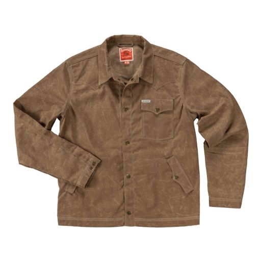 RANCHO WAXED JACKET, Colour: MOENKOPI BROWN, Size: Small