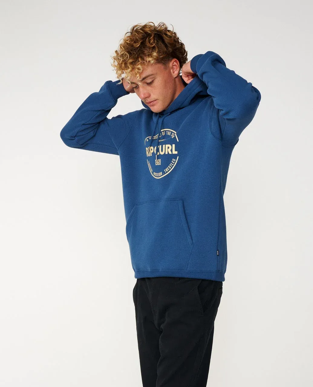 Staple Hood, Colour: light navy, Size: m