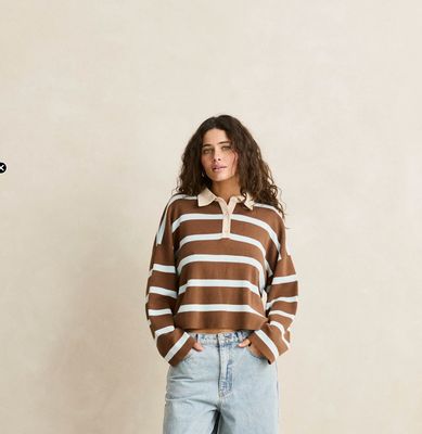 Rugby Polo Knit Sweater