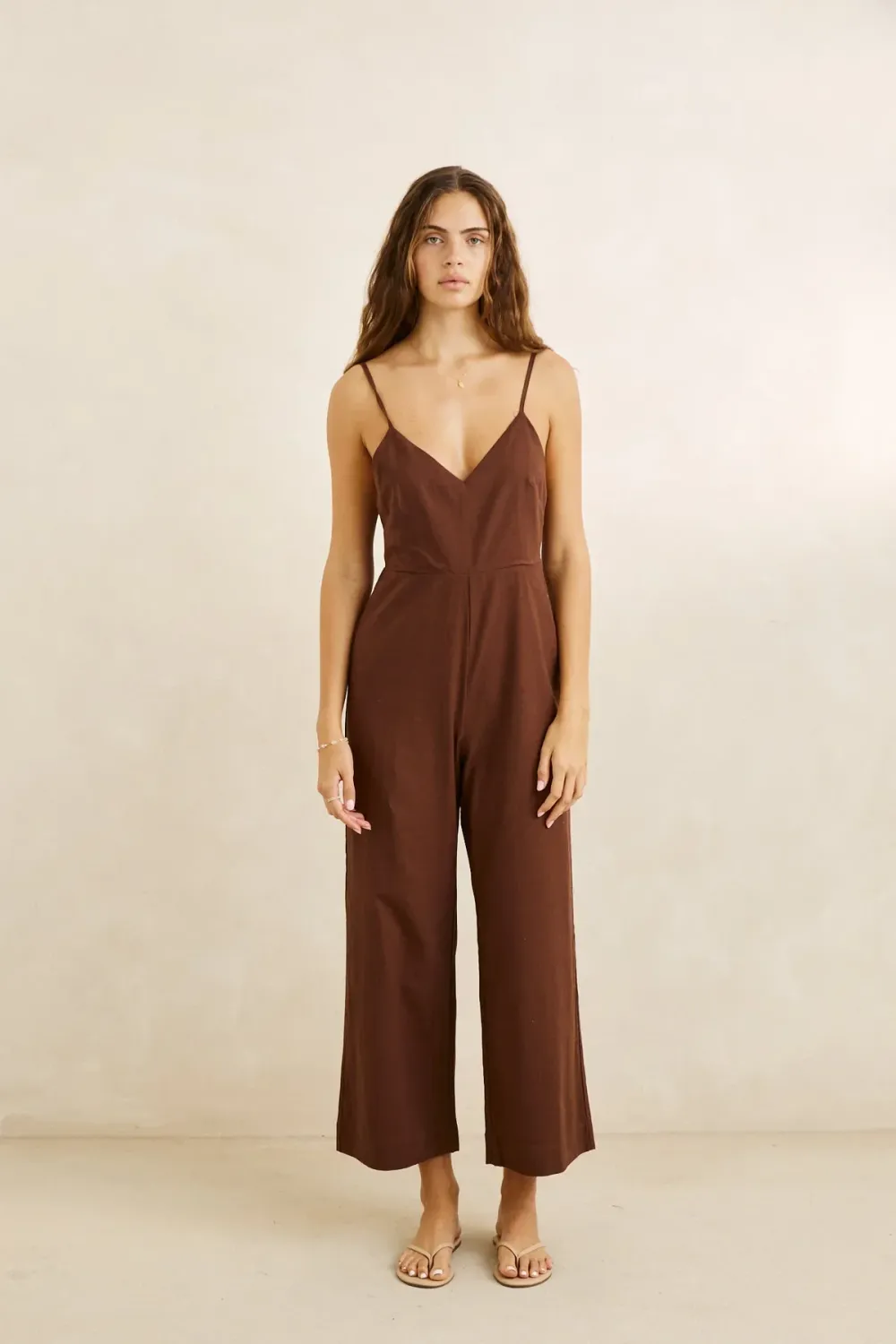 Venice Jumpsuit, Colour: chocolate, Size: xs