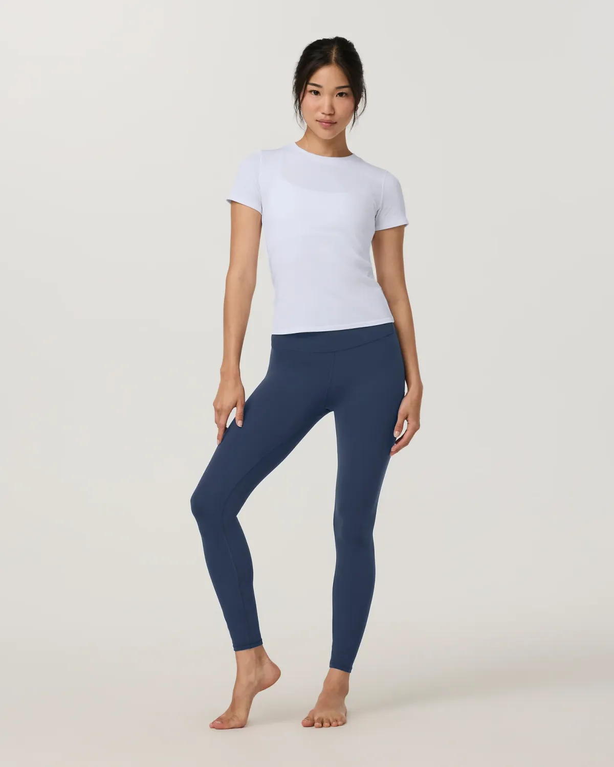 Pose Fitted Tee Long, Colour: Wht, Size: Xs