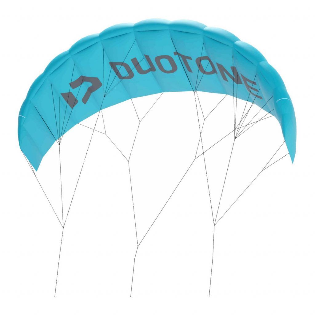 Lizard trainer kite with leash, Colour: petrol-blue, Size: 2.5m