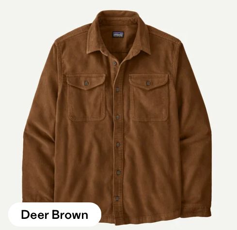 M’s Corduroy Shirt, Colour: DRBN, Size: M