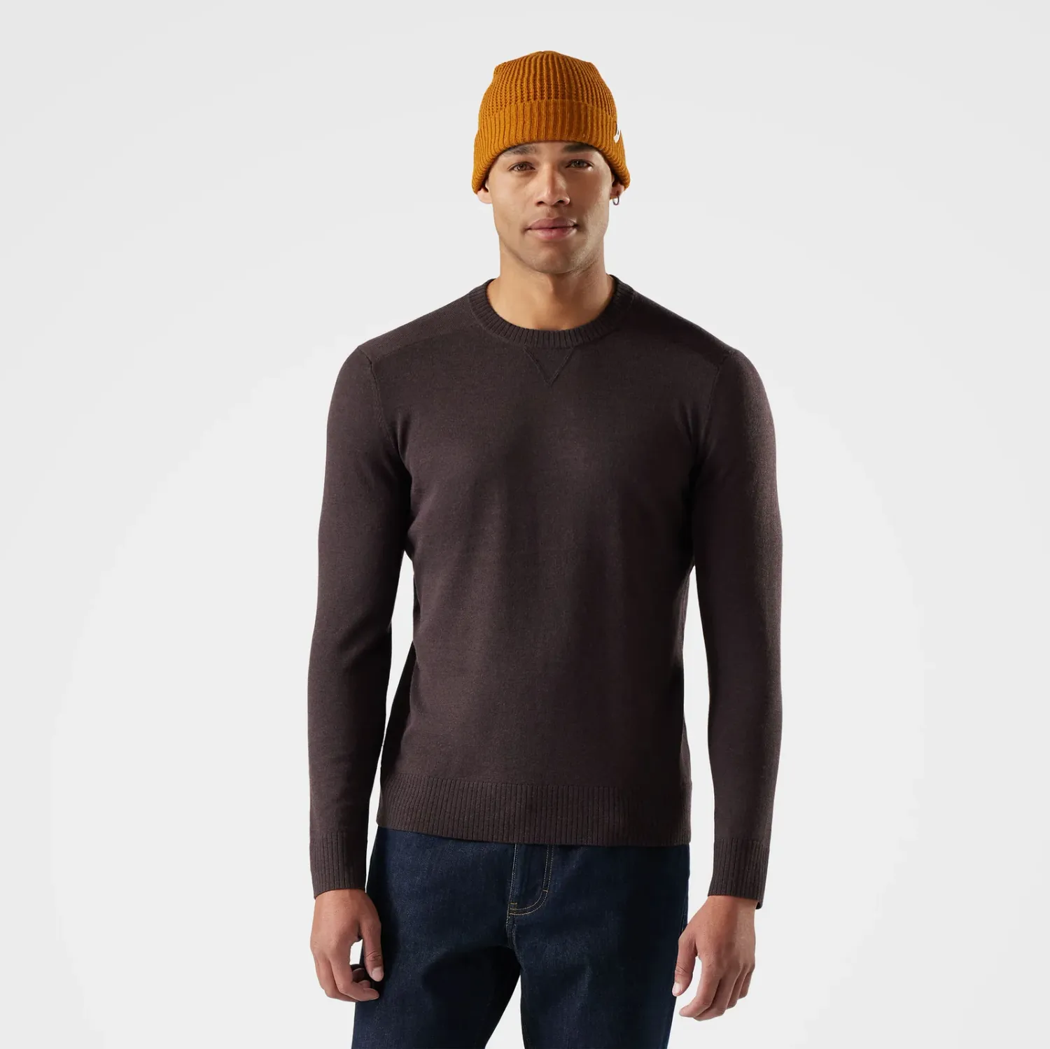 M Sparwood Crew Heather, Colour: Mink Heather, Size: M