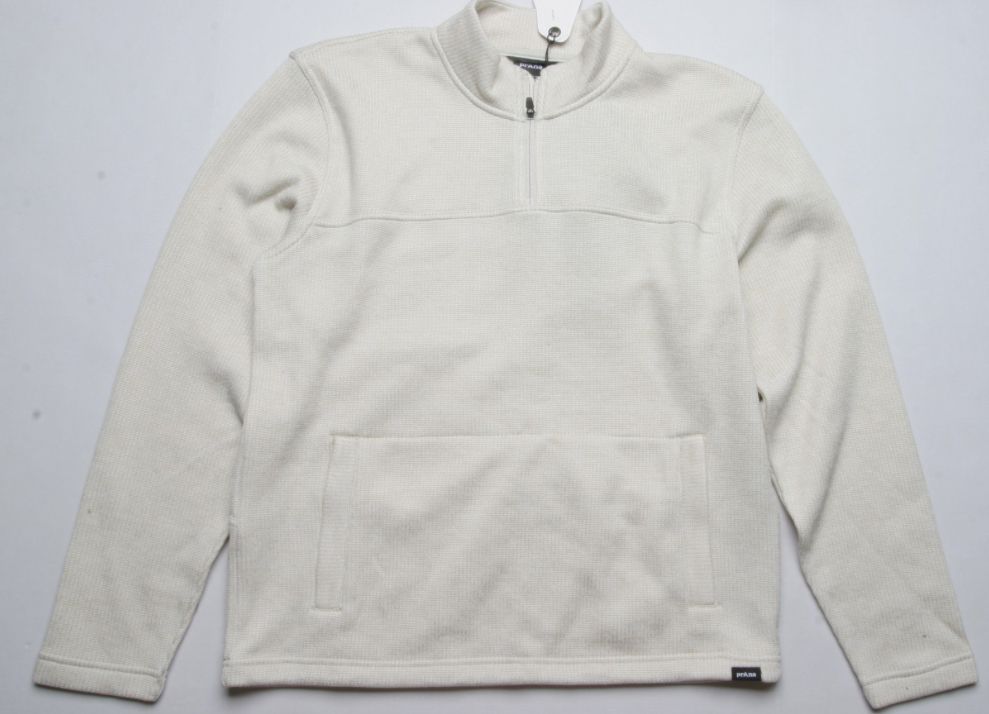 Two Harbors 1/4 Zip Sweater, Colour: Beach Pebble, Size: M