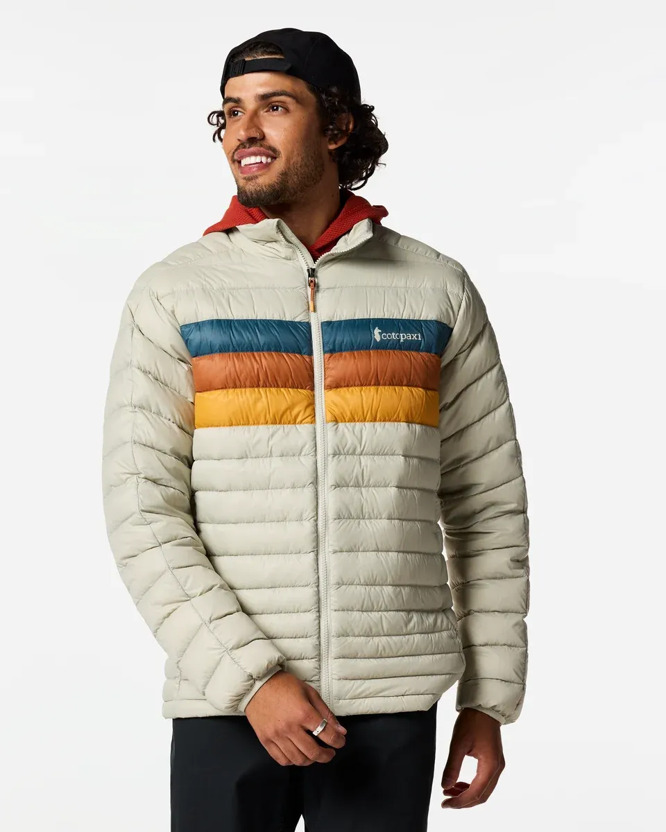 Fuego Down Jacket, Colour: Mineral Stripes, Size: M
