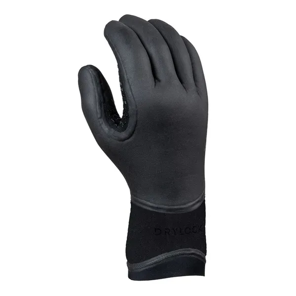 Drylock texture skin 5 finger glove 3mm, Colour: black, Size: M