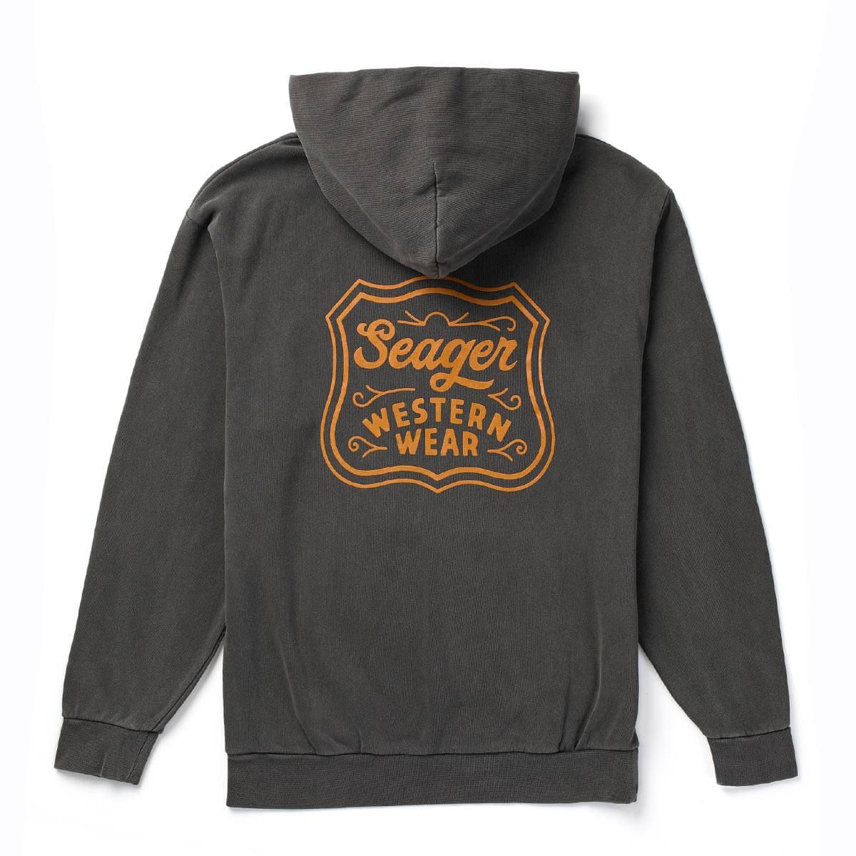 Badge Hoodie, Color: Pigment Black, Size: M