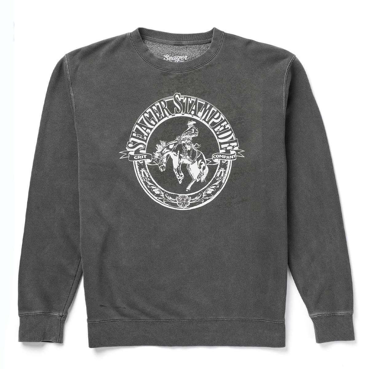 Stamped Crew, Colour: Pigment Black, Size: M