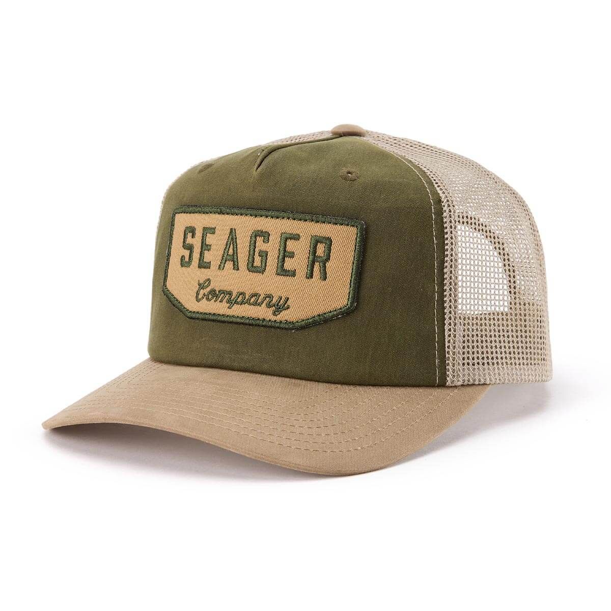 Wilson Wax Snapback, Colour: tan/green