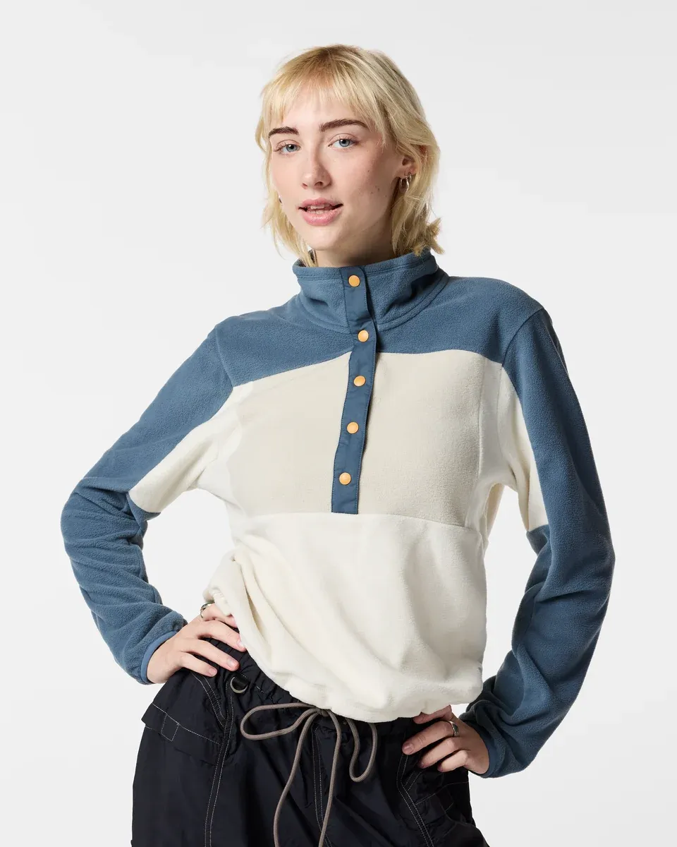 W Encima Fleece Pullover, Colour: SLCLK, Size: S