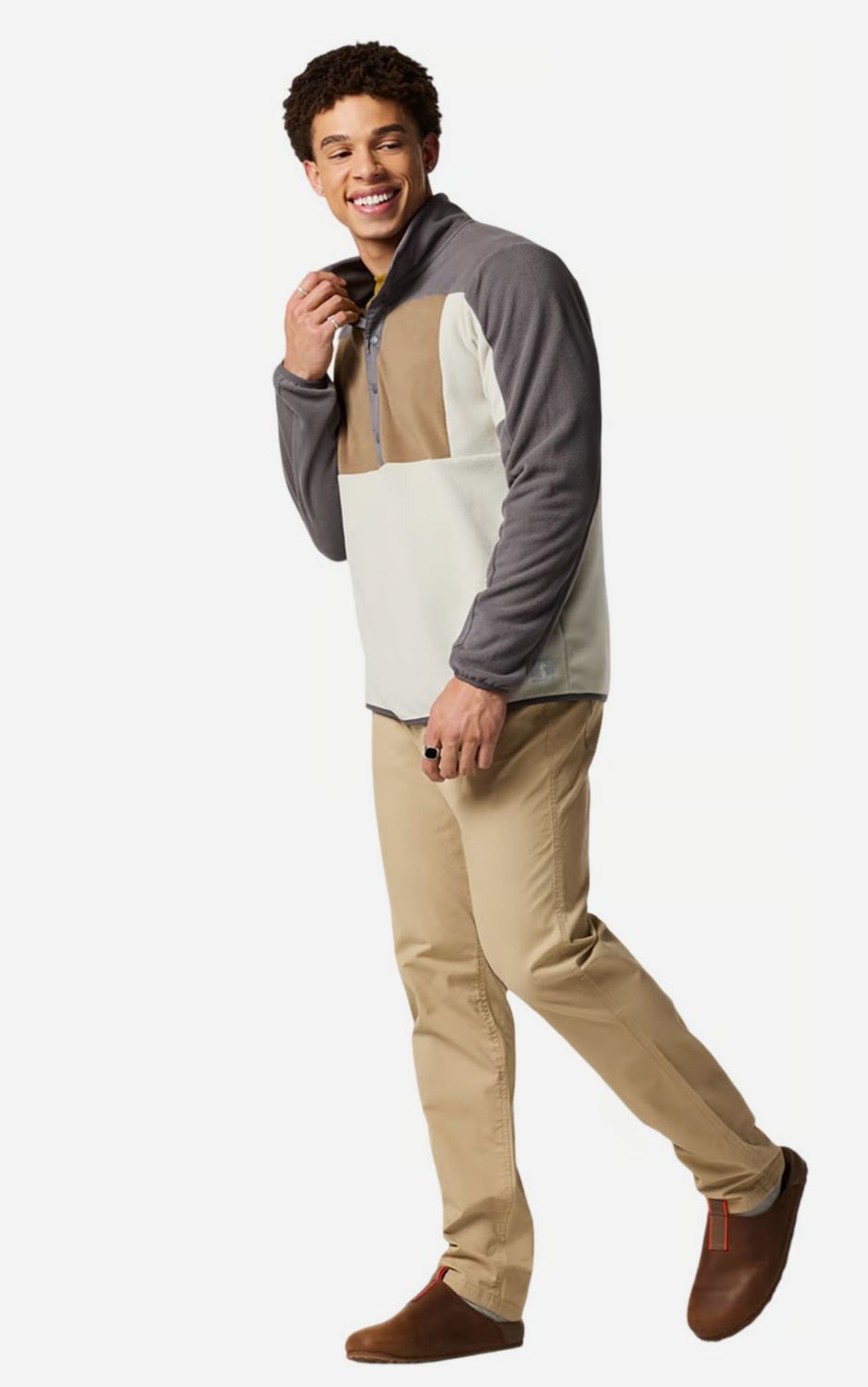 M Encima Fleece Pullover, Colour: CNMN, Size: M