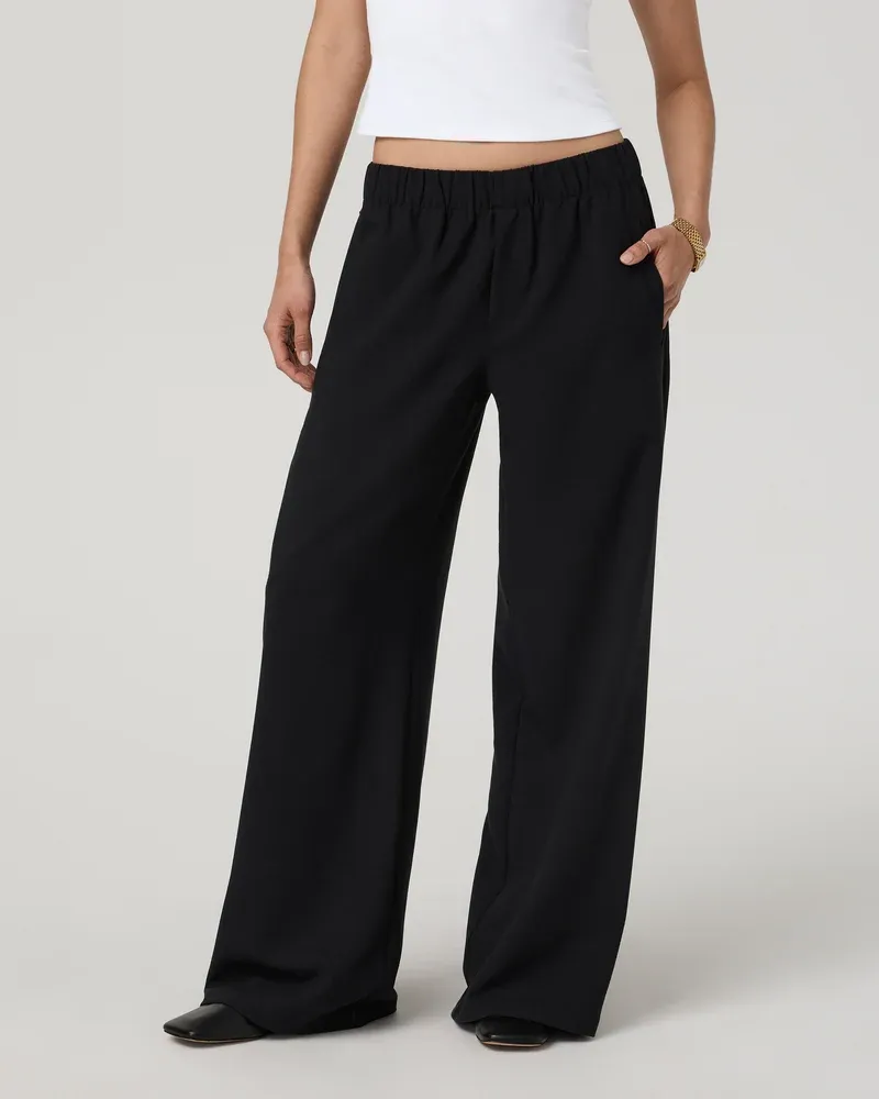 Sander Elastic Waist Trouser, Colour: BLK, Size: S