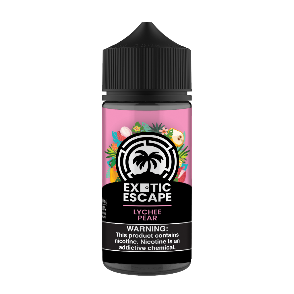 EXOTIC ESCAPE, FLAVOR: LYCHEE PEAR, FORMAT: 100ML 3MG