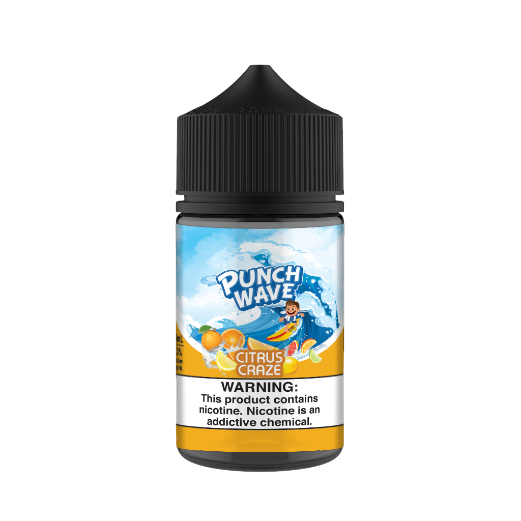 PUNCH WAVE, FLAVOR: CITRUS CRAZE, FORMAT: 75ML 3MG
