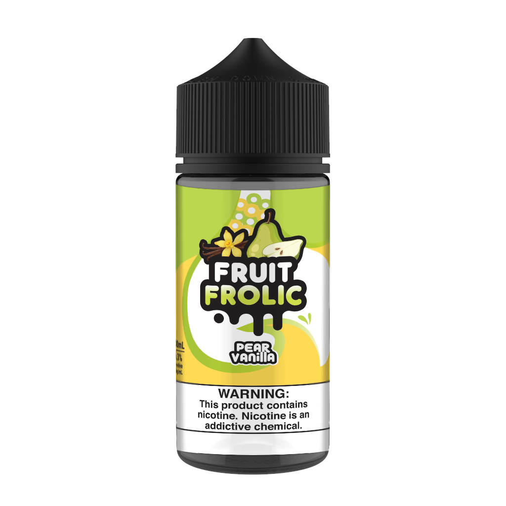 FRUIT FROLIC, FLAVOR: PEAR VANILLA, FORMAT: 100ML 3MG